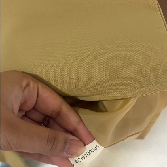 New York & Company Tan Double-Breasted Trench Coat - Picture 7 of 12